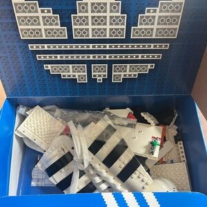 Adidas Blue and White Lego Set